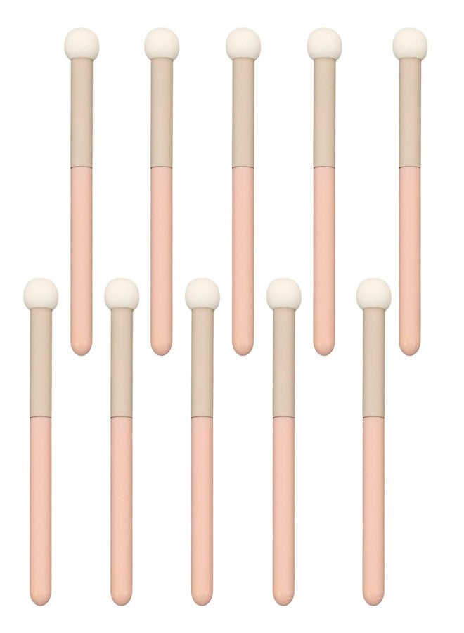 braxan 10 Pcs Makeup Applicators, Concealer Sponge With Handle, Round Mushroom Makeup Brushes, Soft Fluffy Face Blenders & Sponges Applicator For Women Girls (Pink) - Image 1